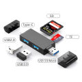 Olaf 7 in 1 Micro SD Card Reader USB Flash Drive Memory TF SD Card Reader OTG type c 3.1 to usb Adapter USB Type C Card Reader. 