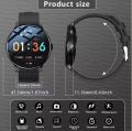 LaxasFit GT2 AMOLED Smartwatch – Bluetooth Calls, Health Monitoring & Sleek Design. 
