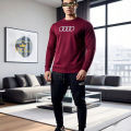 Reflective Audi Design Track Suit for Men and Women Trouser and Full Sleeve Shirt 2 piece. 