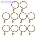 Easy Hang Curtain Clips 10pcs Strong Metal Curtain Clip Rings Easy to Use Space-saving Load-bearing. 