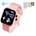 Shockproof Watch Stylish Square Led Digital Watch Shockproof Sporty Design for Students Accurate Trendy Ideal for Southeast Asian Buyers. 