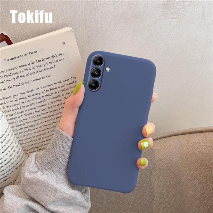 Tokifu Samsung Galaxy A04s Casing The New Liquid Silicone Phone Case All-inclusive Shockproof Back Cover