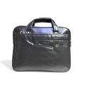 [Kashif Luggage] Men's Large Microfiber Leather 15.6” Briefcase Laptop Business Bag (CB1-Black). 
