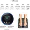 EMS Foot Massager, USB Rechargeable Folding Portable Electric Massage Mat 6 Modes with 9 Intensity Levels. 