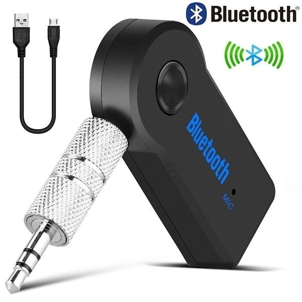 Wireless Bluetooth Car Receiver Hands-free AUX Music Stereo Audio Adapter 3.5mm
