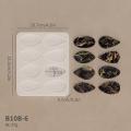 Silicone Geometric Earring Mold | 13.2cm x 10.7cm (5.2in x 4.2in)  for resin art , 8 Cavity silicone mold for resin art. 