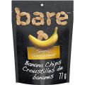 Bare Baked Crunchy Simply Banana Chips, 100g/2.7 oz. Bag {Imported from Canada}. 