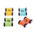 Car Model Pull-back Four Wheels Inertia Design Slide Wooden Car Model for Child. 