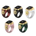 New Digital Tasbih Ring with Tally Counter Prayer Time Vibration Reminder, and Waterproof Design. 