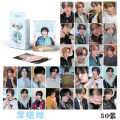 Korean wave photo card Korean pink ink TXT group (G)I-DLEIVE laser lomo special. 