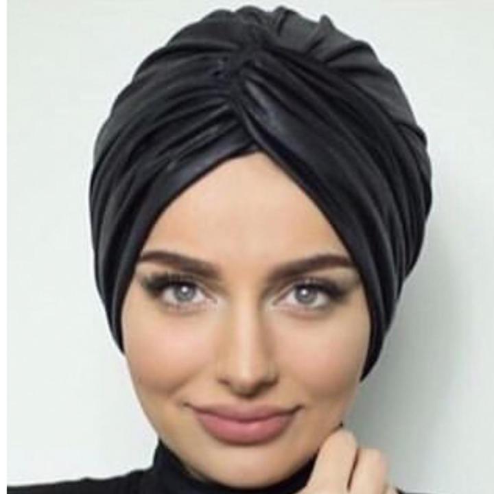 Suede Head Scarf for Women Muslim Cross Twist Hijab Cap Female Turban Africa Wrap Turbante Bonnet Islamic Clothing Accessories