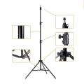 7 Feet Tripod Stand with mobile holder - Aluminium Made - 7 Feet Tripod Stand with mobile holder for Ring Lights, Cameras and Light Stand without Ring Light, Videography Equipment. 