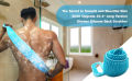 Silicone Body Wash, Body Scrubber Belt With Double Side Shower Belt Back Scrubber Silicone Bath And Body Shower Brush Bath Scrubber Ultra Soft Silicone Bath & Shower Brush Silicone Body Brush Massage Bath Brush Shower Scrubber. 