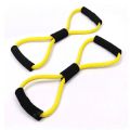 MIYAUP Fitness Exercise 8-line Tension Rope Dual Color Chest Expander Yoga Rubber Band. 