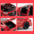 1:32 Audi RS7 Sportback Model Toy Cars Alloy Diecast 6 Doors Opened with Pull Back Rubber Tires Ornament Vehicle Toys Gifts. 
