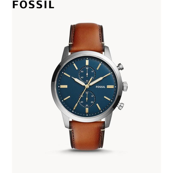 Fossil blue leather strap hotsell