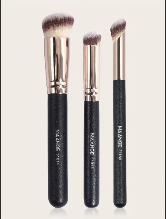 3pcs%20Makeup%20Brush%20Set+2pcs%20Triangle%20Dry%20Air%20Cushion%20Puff%20Foundation%20Concealer%20Makeup%20Sponge%20Women%20Cosmetics%20Brush%20Beauty%20Tools%20-%20Image%203