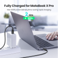 UGREEN 1.5m 100W USB C to USB C Cable PD Fast Charging Cable 5A Type C Cable QC4.0, QC 3.0 Charger Data Cord for MacBook,Matebook, iPad Pro,Huawei, Samsung, Xiaomi. 