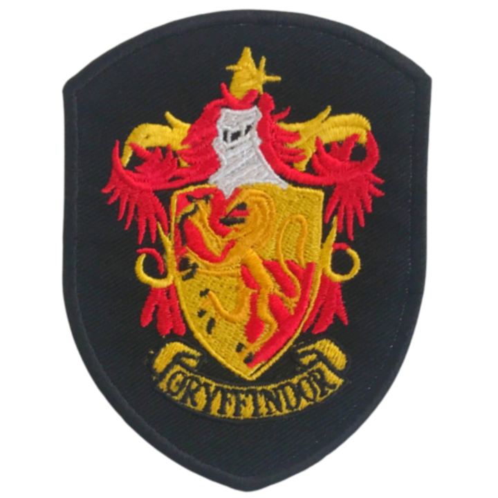 Harry Potter Gryffindor Embroidered Iron On Patch Sew On Badge For Kids T shirts Bags Caps And Applique