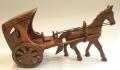 Hand Made Traditional Style Bughi Tanga Wooden work Pakistani Handicraft . 100% pure seesham wood . 12 inches size. 