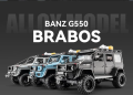 1:24 Mercedes-Benz BRABUS G550 4X4 Modified version Diecast Metal Alloy Model car Sound Light Pull Back Collection Kids Toy Gift. 