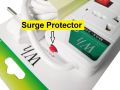 High Quality Extension Board multi plugs option With Multipurpose Extension Board With @ power Ports & 2 USB Charging Ports. 