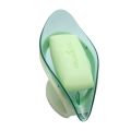 Smart Soap Holder Self Draining Soap Holder Leaf Shape Soap dish Soap Holder for Shower Bathroom Kitchen Sink. 