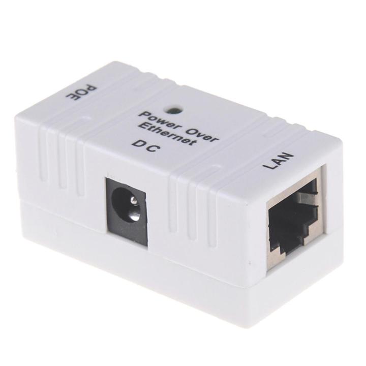 POE DC INJCTOR FOR CCTV AND INTERNET DEVICES POE DC Power Over Ethernet RJ-45 10/100 Mbp Passive 1 PC
