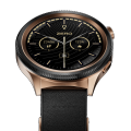 Zero® Lunar 360 Smartwatch 1.43" AMOLED Display |  Calling, Full Health Tracking, Voice Assistant | Premium Zinc Alloy Body with Leather+TPU Strap | Unisex Smartwatch for Android & iOS. 