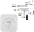 12V Wired Doorbell -Ring- DING DONG Ringer Access Control Wired Doorbell External ABS plastic (Ideal for Home Office Access Control System),. 