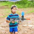 Mini AUG Gel Blaster Rechargeable Electric Machine Toygun With 10000 Pcs Gel Balls - Size Approx. 18 inches - Assorted Colors. 