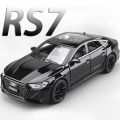 1:32 Audi RS7 Sportback Model Toy Cars Alloy Diecast 6 Doors Opened with Pull Back Rubber Tires Ornament Vehicle Toys Gifts. 