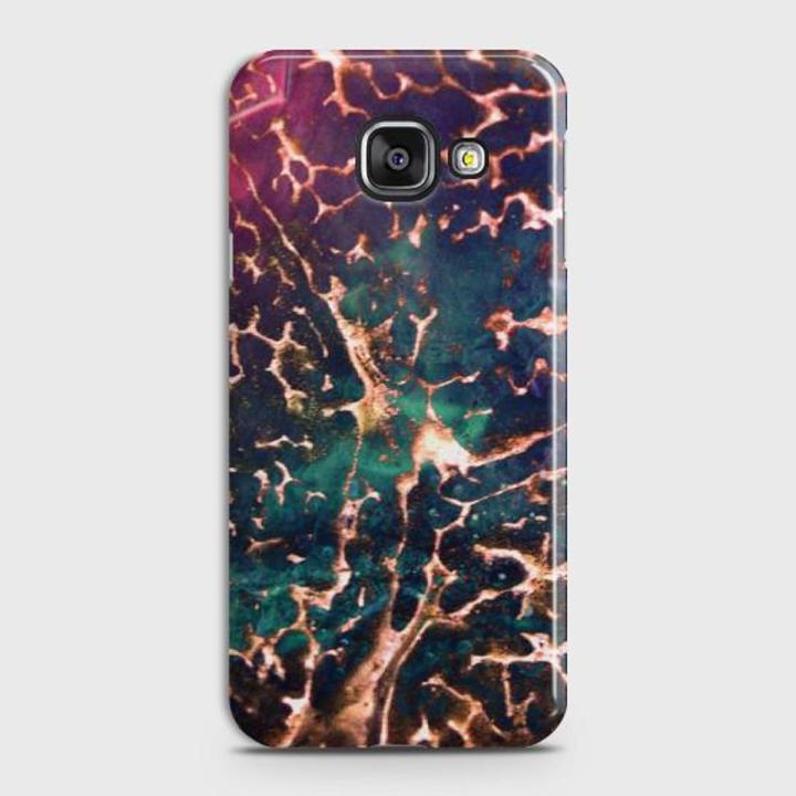 Samsung A3 2016 (A310) Cover - SkinLee HQ Hard Case - Teal Amazing Marble Design - SKINLEE-109-1-237-32