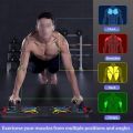 Foldable Power Pushup Board | 9 in 1 System Push up Rack Board for Home Exercise & Fitness Workout. 