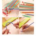10 Pcs Colorful Magic Bendy Flexible Soft Pencil With Eraser. 
