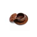 Wooden Square Carving Sugar Pot 4 inches (wood sheesham). 