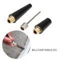 3 PCS Needle Nozzle Adapter Kit Ball Inflation Pump Needle Valve Adapter Kit Ball Pump Needle Bike Tire Inflating Kit. 