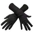 Long Black Women Hand Gloves - Premium Soft Fabric - Ideal for Hijabis, Abaya Wear, and Modest Fashion - UV Protection & Comfort. 