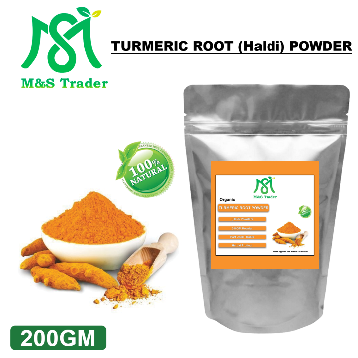 Organic Turmeric Powder Haldi Powder for Cooking - 200 Grams | Daraz.pk