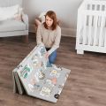 Baby Play Mat, Large Baby Crawling Mat Foam Reversible,Baby Care Playmat for Infants, Toddlers, Kids Indoor Outdoor Use (5feet x 6Feet). 
