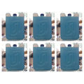 Pack of 6 Ice pack bottle for ice box air coolers, ac cooler and dc cooler, refreezable icepack, Cooling refrigerant. 