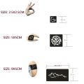 JM 264 maps 17 Sheet Waterproof Henna Tattoo Painting Templates Mehendi Airbrush Glitter Temporary Body Art Set Decal DIY Painting. 