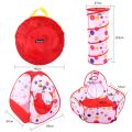 Kids Pop Up Play Tunnel Tent House, Game Play Children's Crawl Tunnel(Tunnel 3 pcs). 