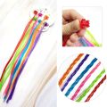 Hair Extensions For Kids Hair Accessories For Girls Hair Clips strips For Kids Baby Hair Accessories Artificial Hair Random Colors 6 PC. 
