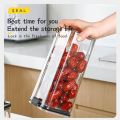 【FUN LIVE】 700/1300/1800ML Food Storage Container Plastic Kitchen Refrigerator Noodle Box Multigrain Storage Tank Transparent Sealed Cans. 
