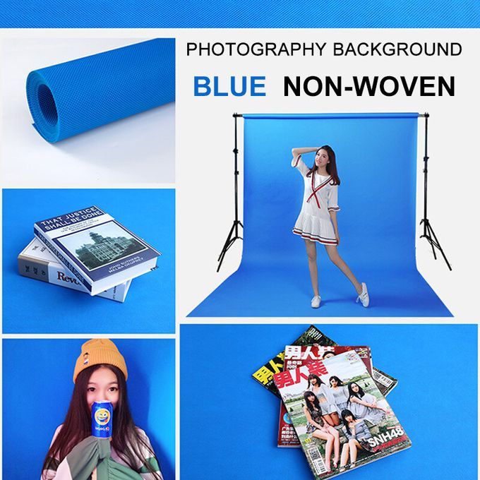 Blue Non-woven Fabric Photo Photography Backdrop Background Cloth for Photo Studio Backgrounds Blue Screen Backdrop Soft Blue Studio Backdrop Photo Backdrop Photography Backdrop