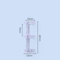 3-hole Loose Leaf Binders DIY Combs 5 Colors Book Rings Snap Translucent Binding Spines for Diary Scrapbooking School Supply. 