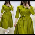 Stylish Pocket Long Frock for Women - Casual Frocks for Women. 