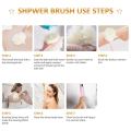 Bath Brush- Shower Brush -Improves Skin's Health - Remove Dead Skin And Toxins, Improves Lymphatic Functions- Loofah Bath Sponge. 