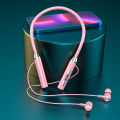 Bluetooth 5.2 Neckband Wireless Earphones with Mic – Waterproof Magnetic Sport Headset. 